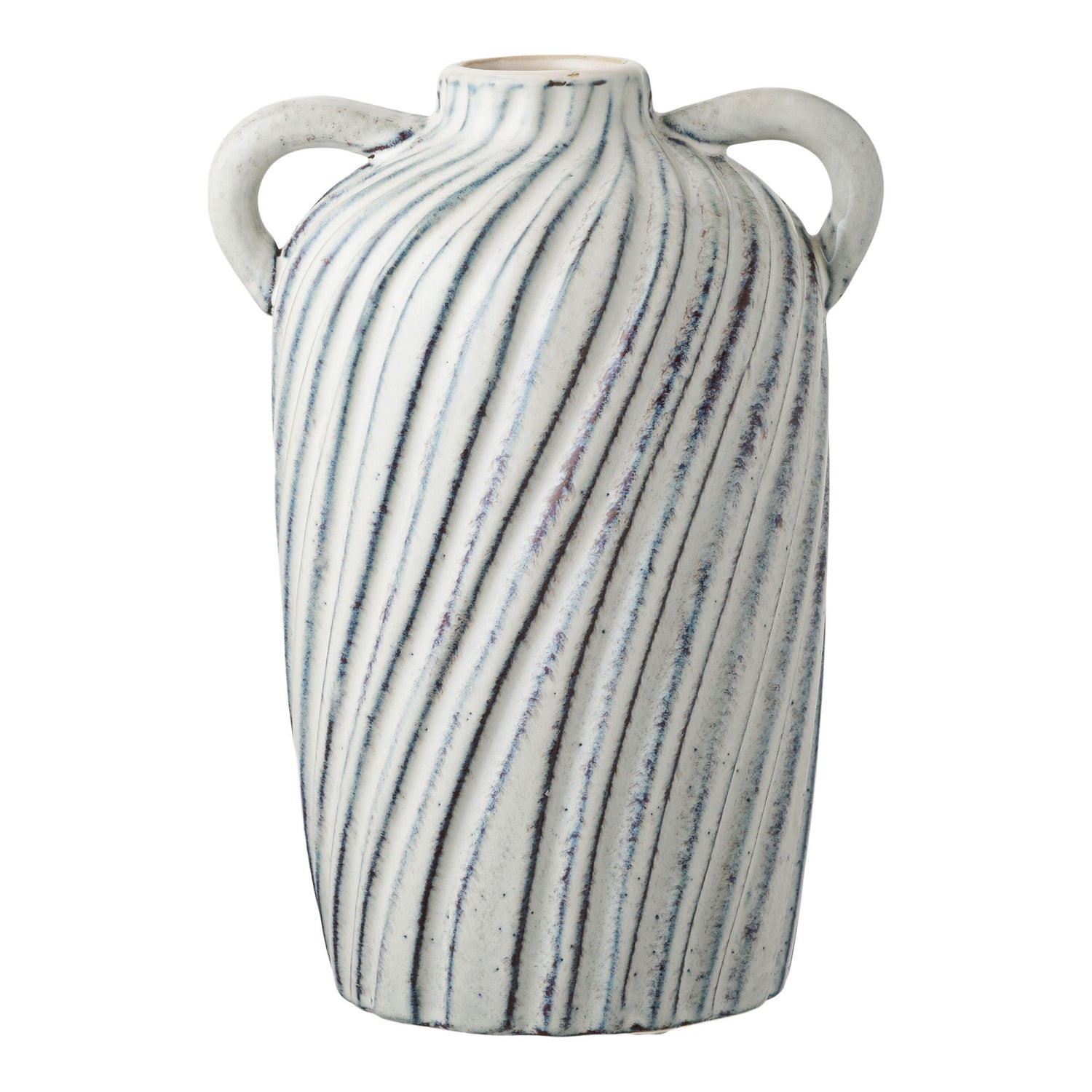 Vase - Vase, Ceramics, Blue 15.5x14x22 cm