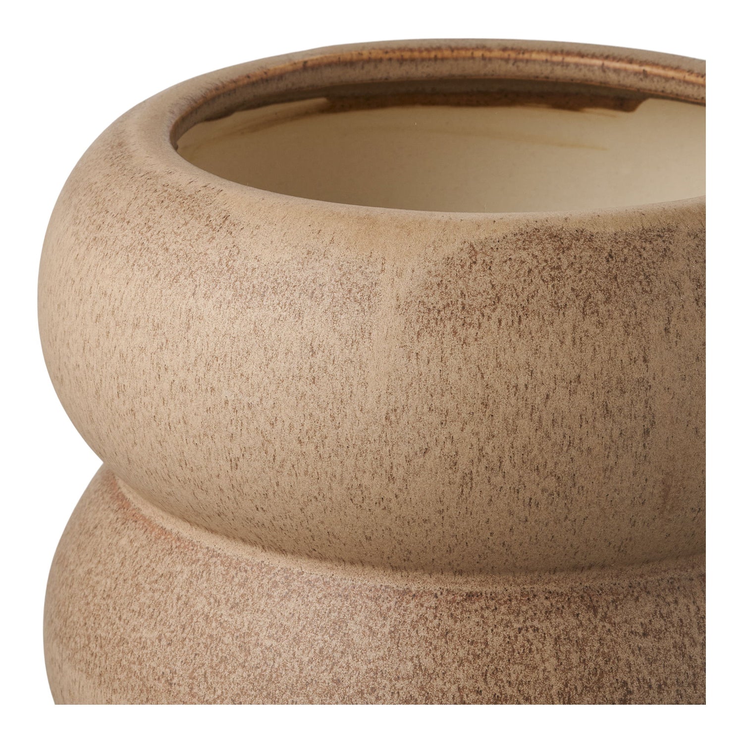 Herb Pot - Herbal Pot, Ceramics, Brown Ø19x17.5 cm