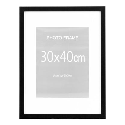 Marbella Frame Display - Frame Display, 7 pcs. Black and 8 pcs. Nature 30x40 cm