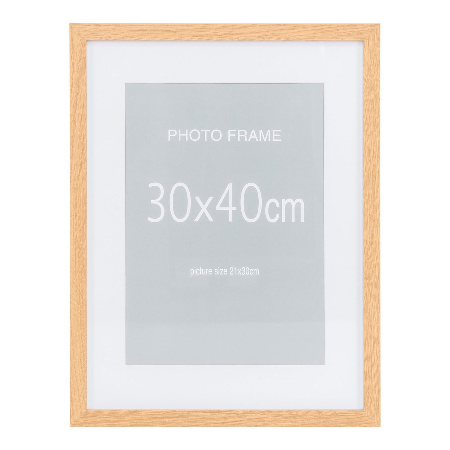 Marbella Frame Display - Frame Display, 7 pcs. Black and 8 pcs. Nature 30x40 cm