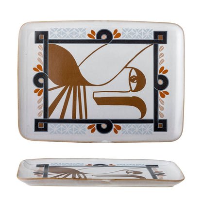 Bloomingville Rudaur Serving Food, Blue, Stoneware