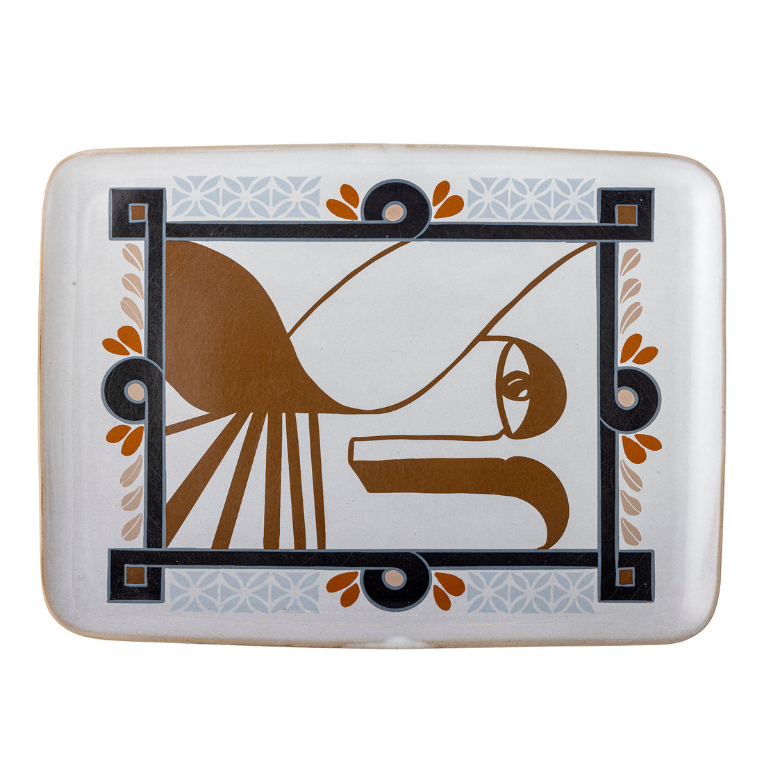 Bloomingville Rudaur Serving Food, Blue, Stoneware