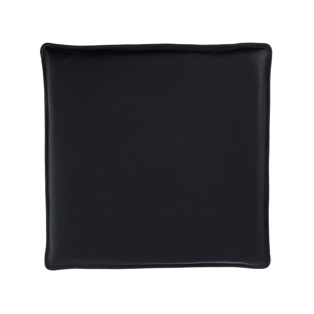 Universal hynde 40x40 cm i sort læder uden knapper - Universal hynder - DesignGaragen.dk