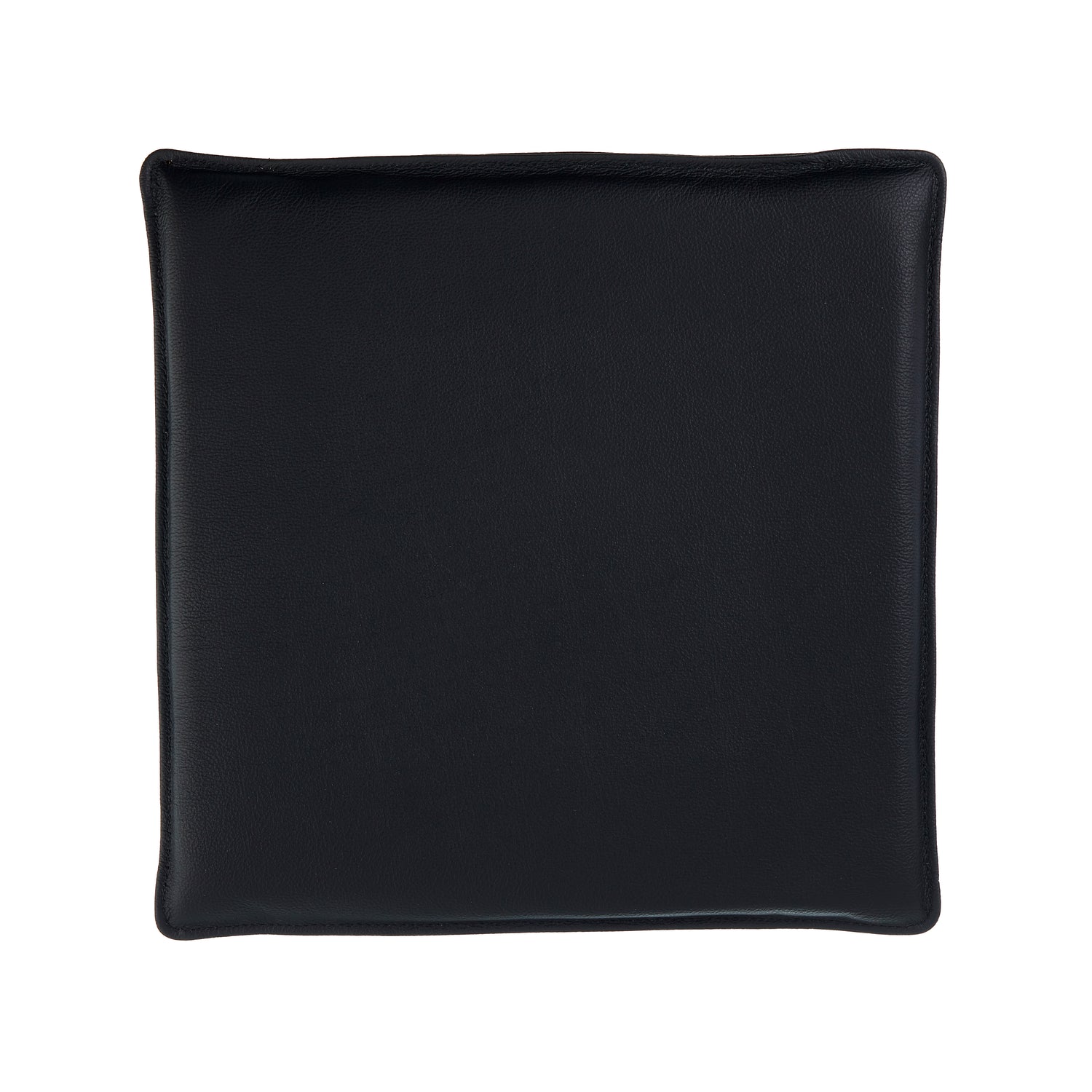Universal hynde 40x40 cm i sort læder uden knapper - Universal hynder - DesignGaragen.dk