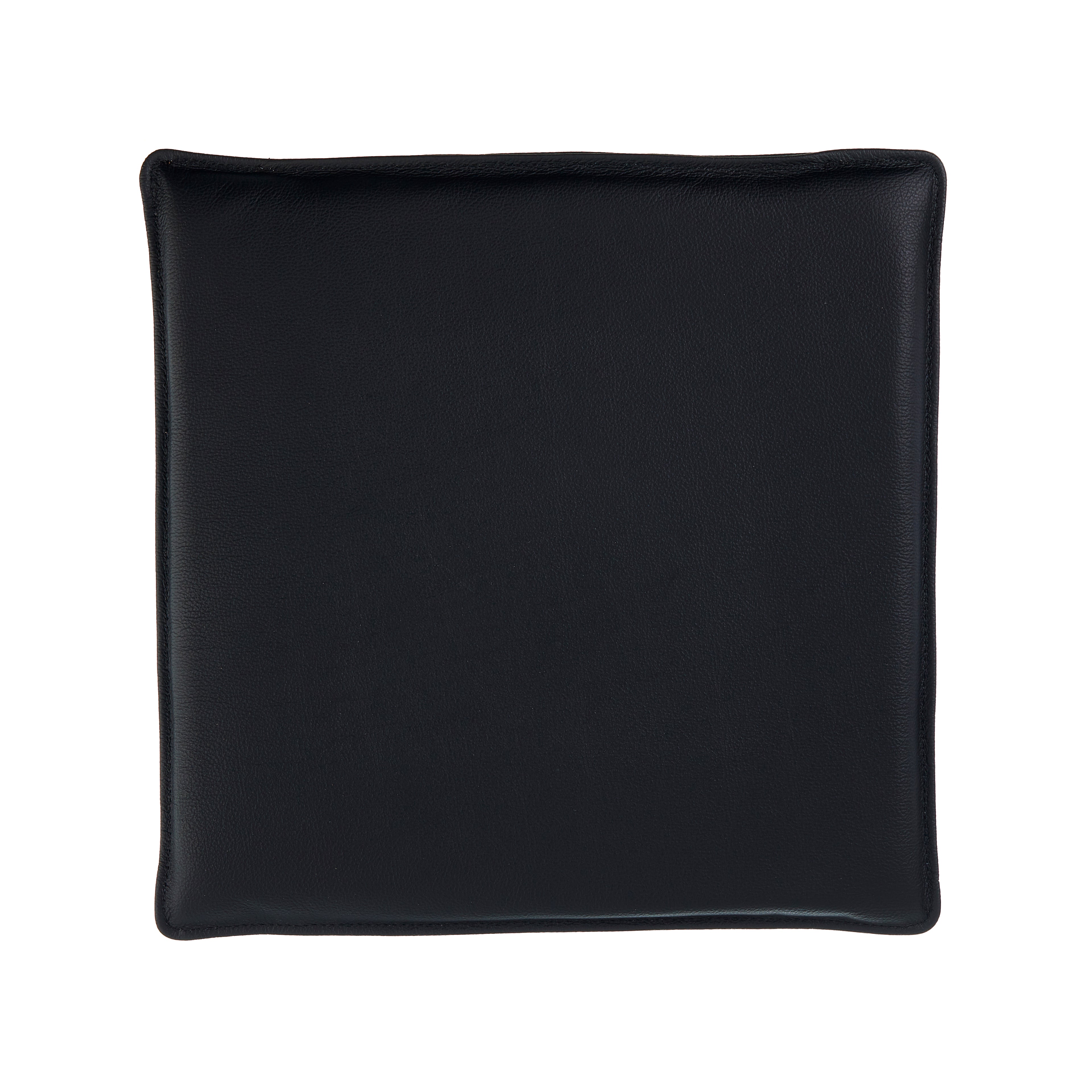 Universal hynde 40x40 cm i sort læder uden knapper - Universal hynder - DesignGaragen.dk