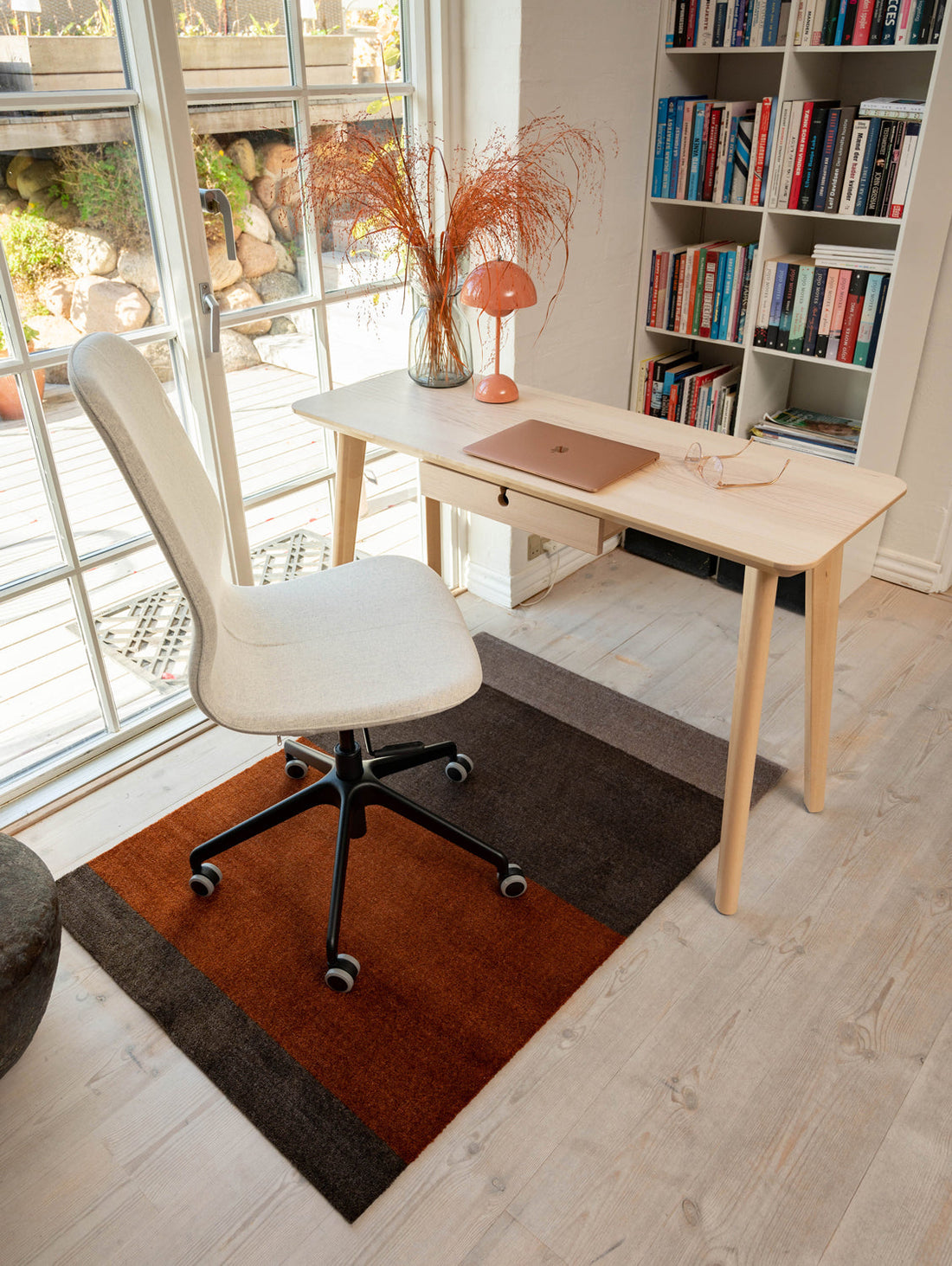 STRIPES HORISONTAL - SAND/BRUN/TERRAKOTTA - Tica Copenhagen - DesignGaragen.dk