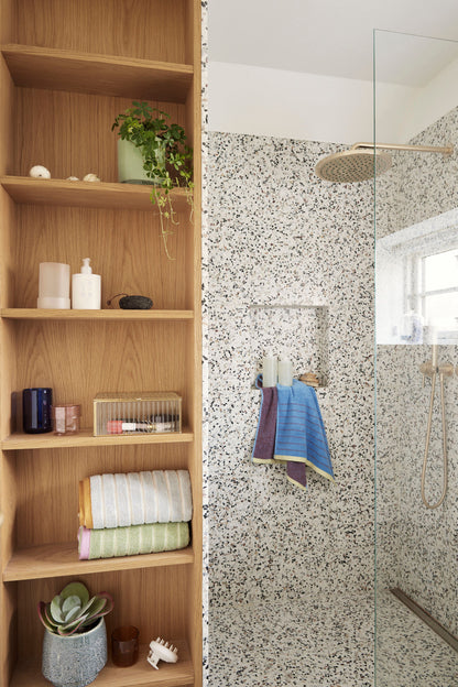 Hübsch Promenade Towel Small Blue/TRUE