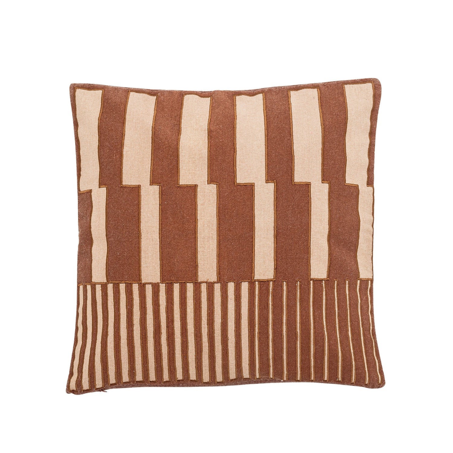 Bloomingville Cowes Cushion, Brown, Cotton Oeko-Tex®