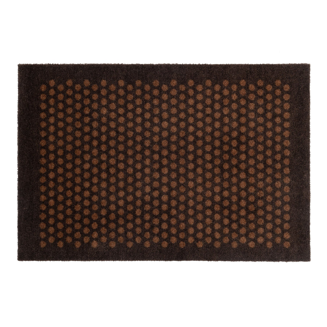 News - Carpet/Must 60 x 90 cm - Dot/Cognac -Dark Brown