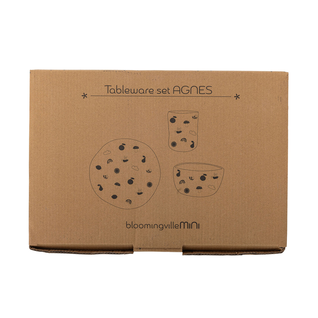 Bloomingville Mini Agnes frame set, white, stoneware