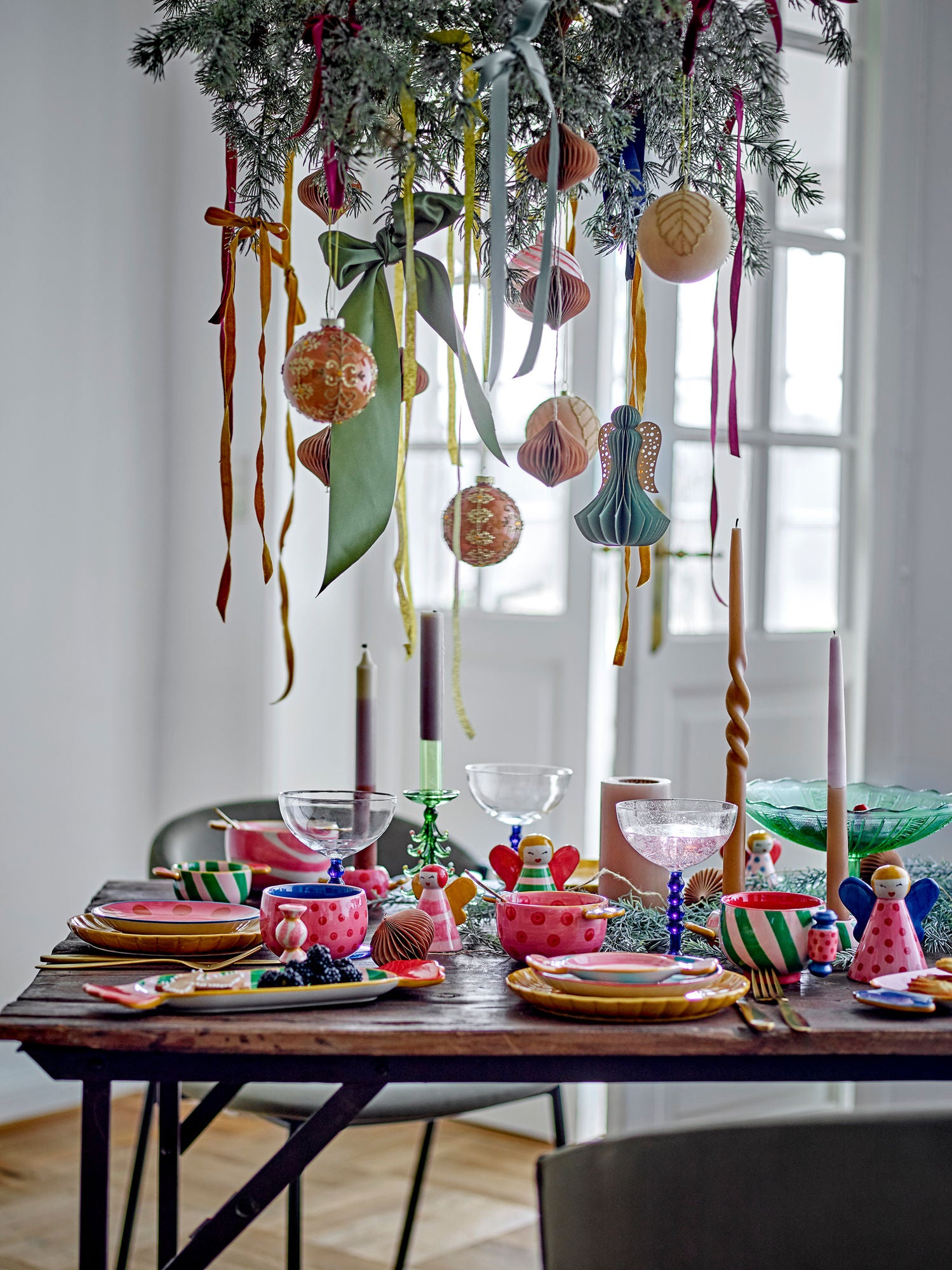 Bloomingville Kaddy Setup, Green, Recycled Glass