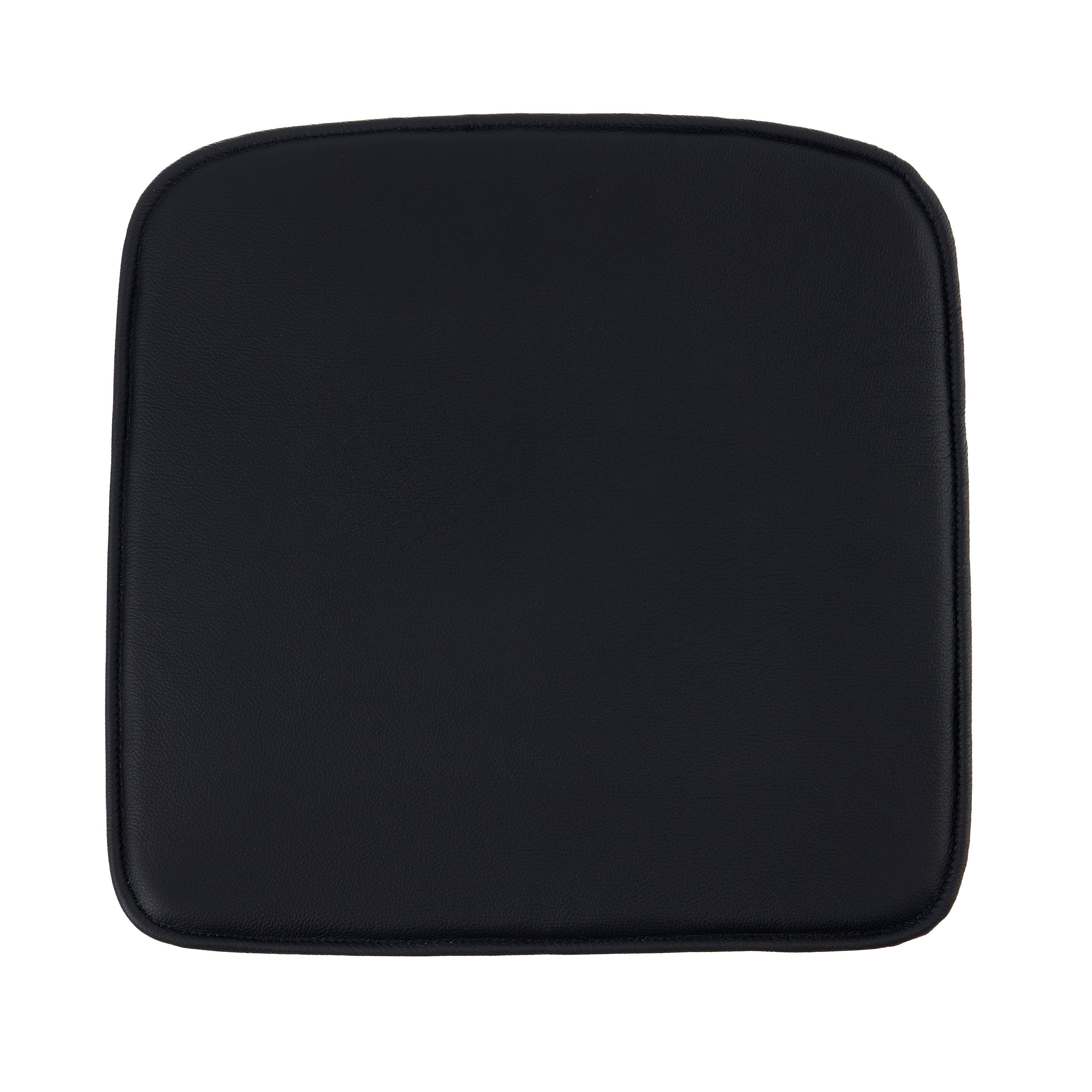Luksus sort læderhynde til Muuto Fiber Armchair stolen - Hynder til Muuto Fiber Armchair stolen - DesignGaragen.dk