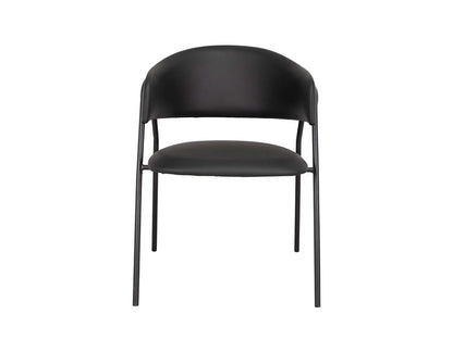 Lina dining chair - black