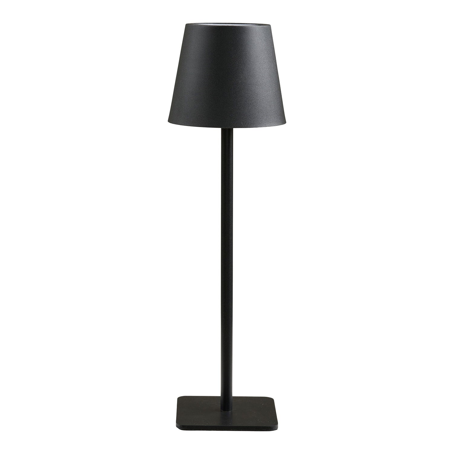 Bradford table lamp - table lamp, metal, rechargeable, black