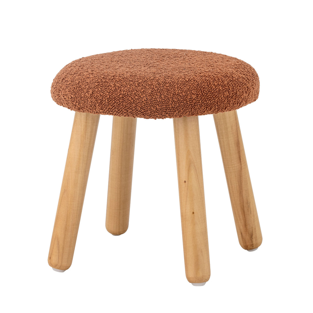 Bloomingville Mini axle stool, brown, polyester