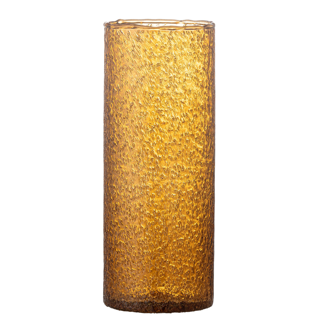 Bloomingville zenta vase, brown, recycled glass