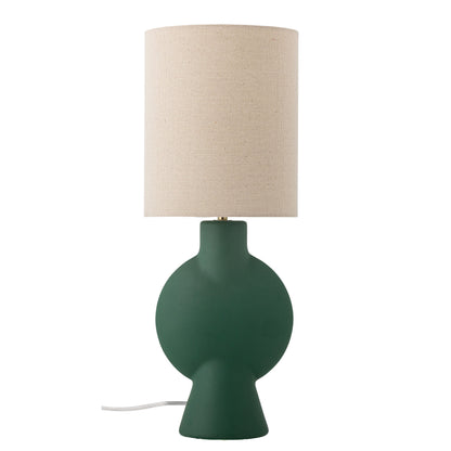 Bloomingville Sergio table lamp, green, stoneware