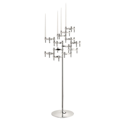 Fabric - floor stands for nagel stager Chrome H: 70 cm, Ø: 25 cm