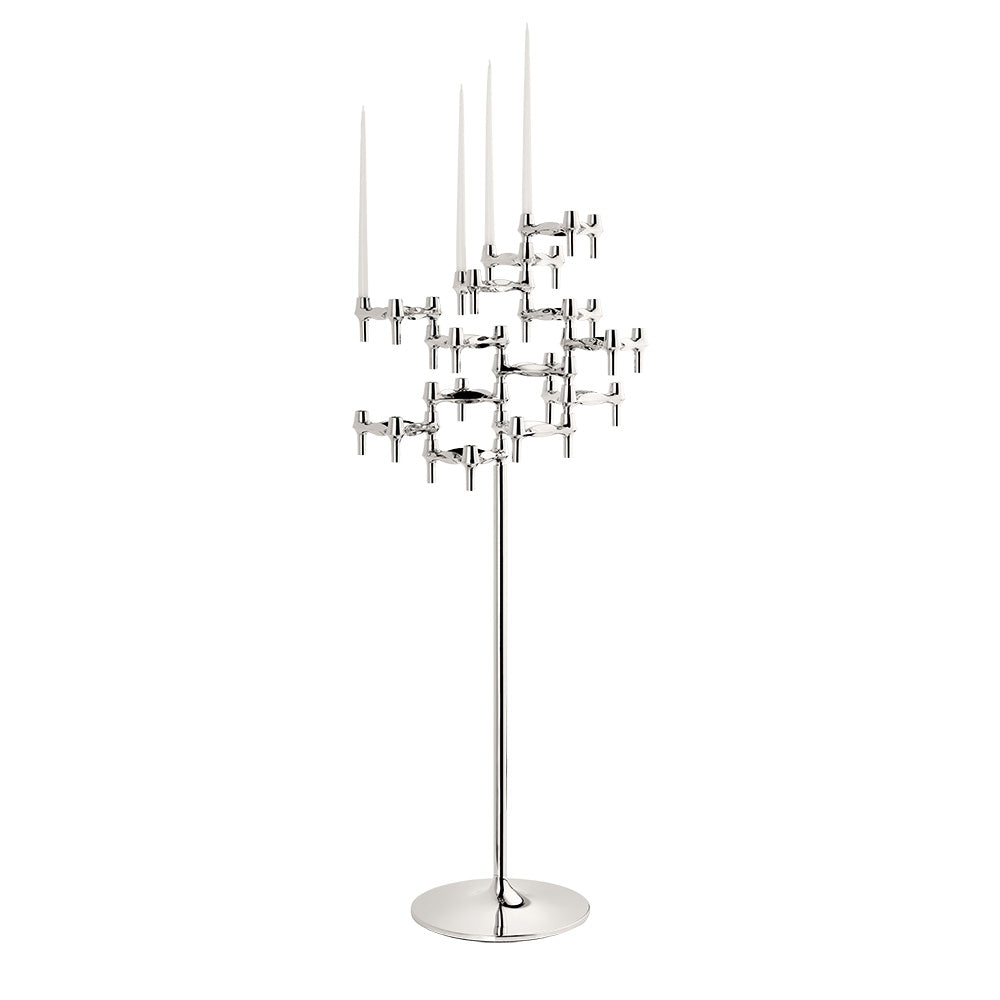 STOFF - Gulvstander til Nagel stager chrome H: 70 cm, Ø: 25 cm - STOFF - DesignGaragen.dk