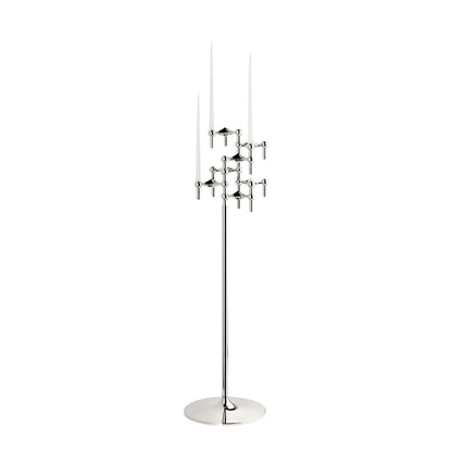 Fabric - floor stands for nagel stager Chrome H: 70 cm, Ø: 25 cm