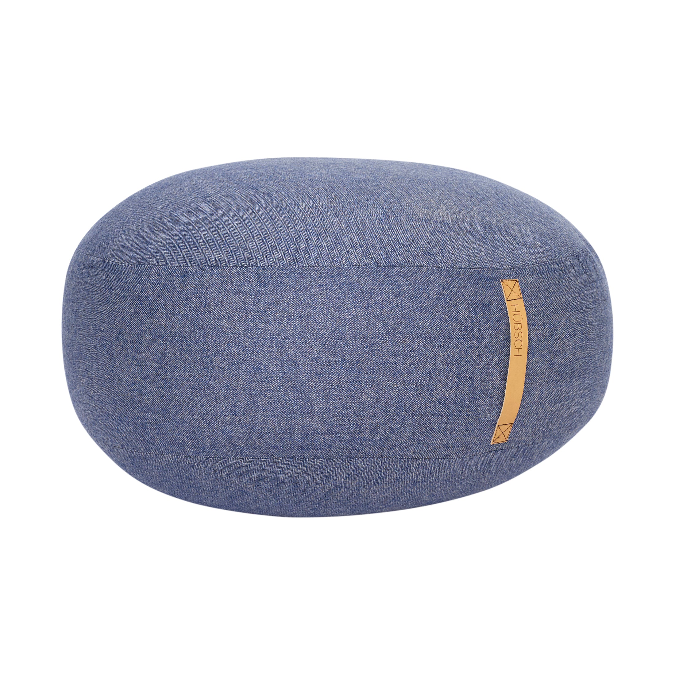 Mochi Pouf Ø70 Blue - Ø70xh35cm