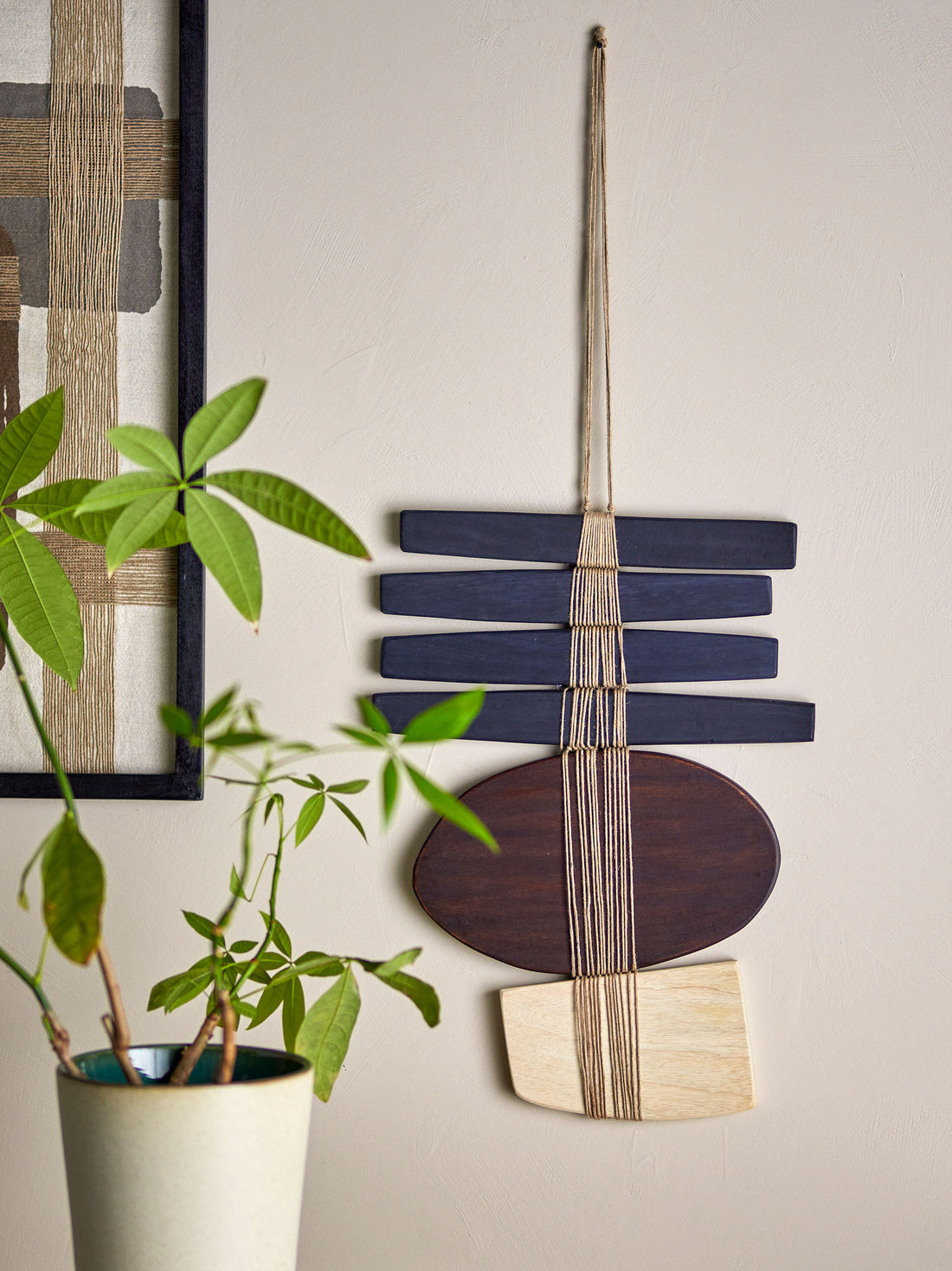 Bloomingville yoki wall decoration, brown, oak