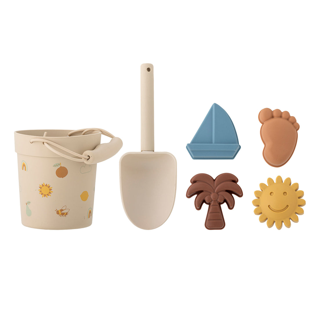 Bloomingville Mini Agnes Strand and Sandkass toy, Nature, Silicone