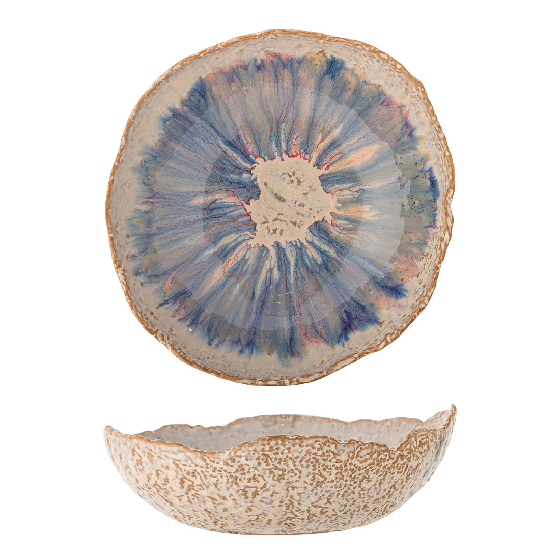 Bloomingville Amalia bowl, blue, stoneware