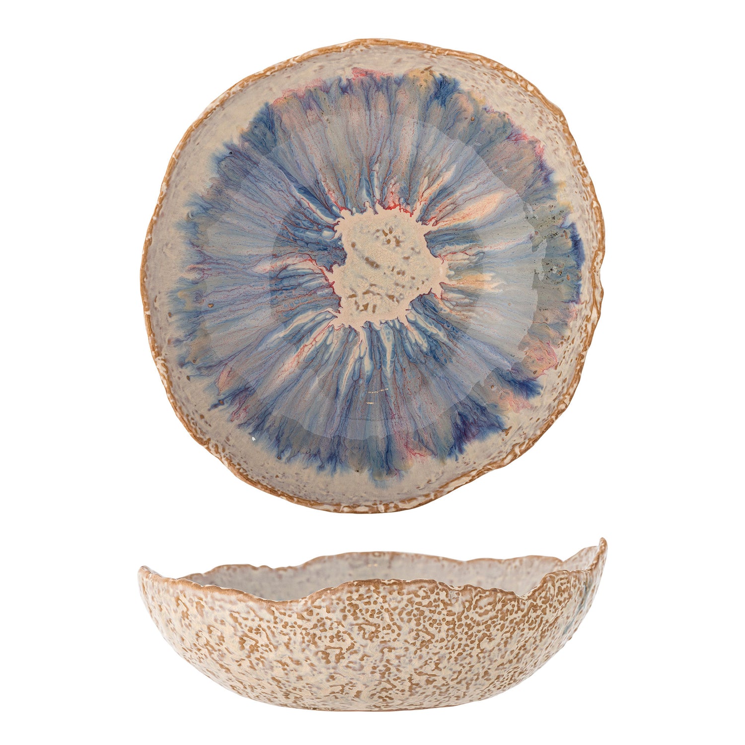 Bloomingville Amalia bowl, blue, stoneware