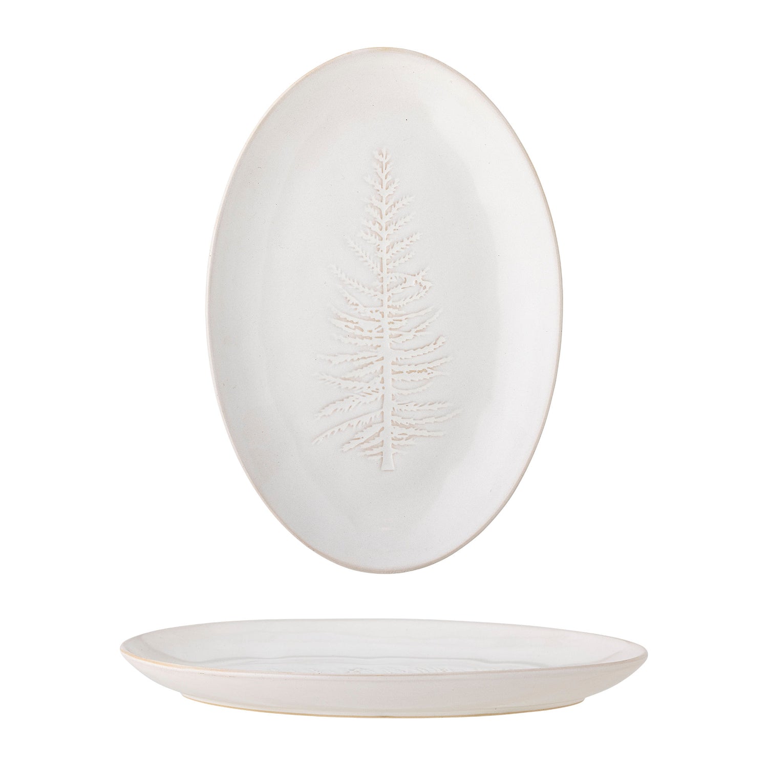 Bloomingville Winter serving dish, nature, stoneware