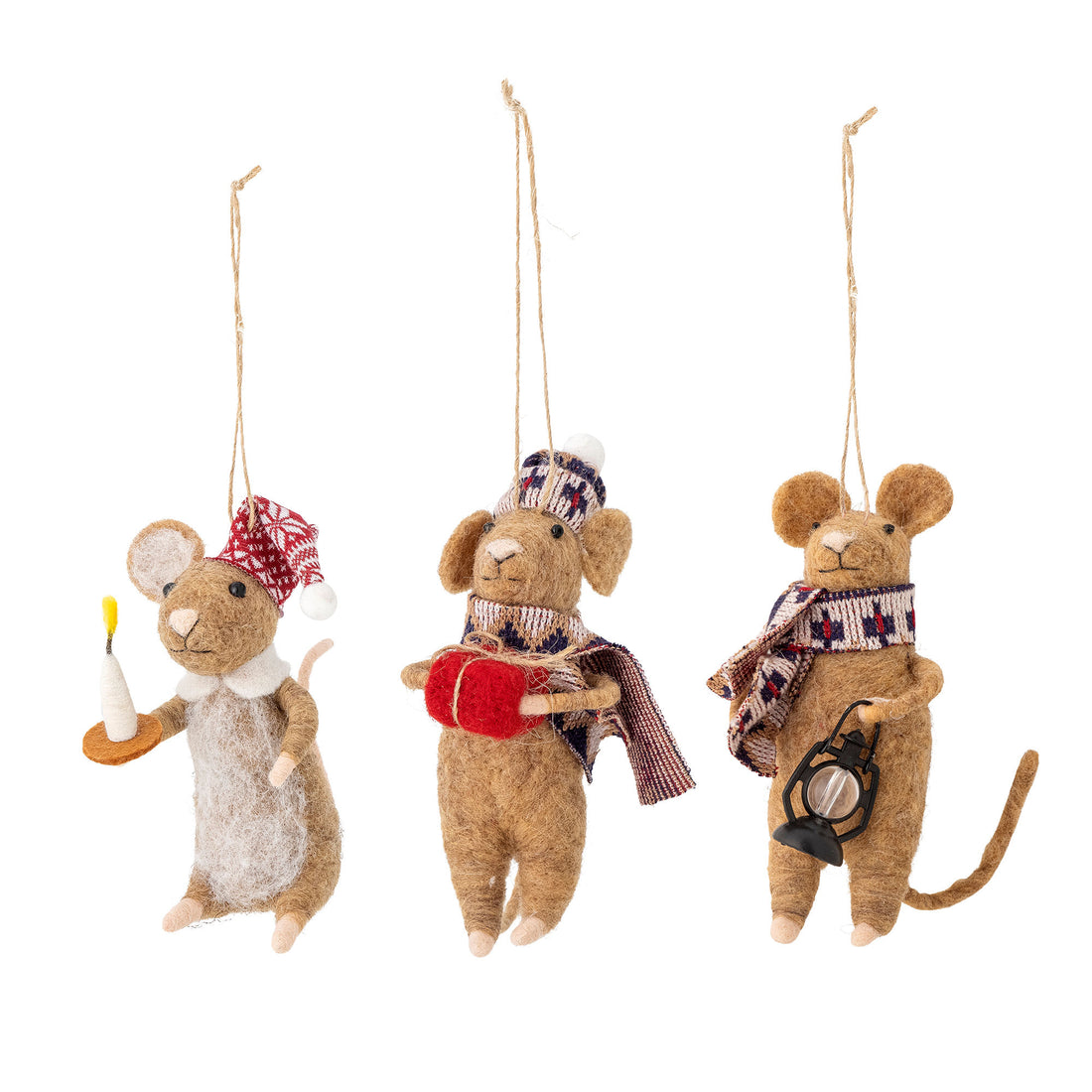 Bloomingville Peo Ornament, Brown, Wool