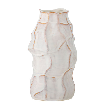 Bloomingville Dolores Vase, White, Stoneware