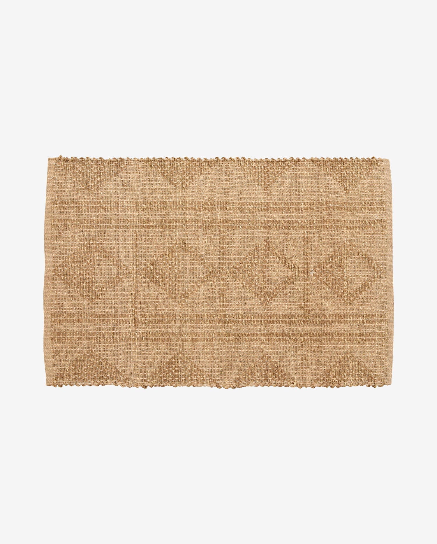 AMAYA tæppe i jute og søgræs - 60x90 cm - natur - Nordal - DesignGaragen.dk