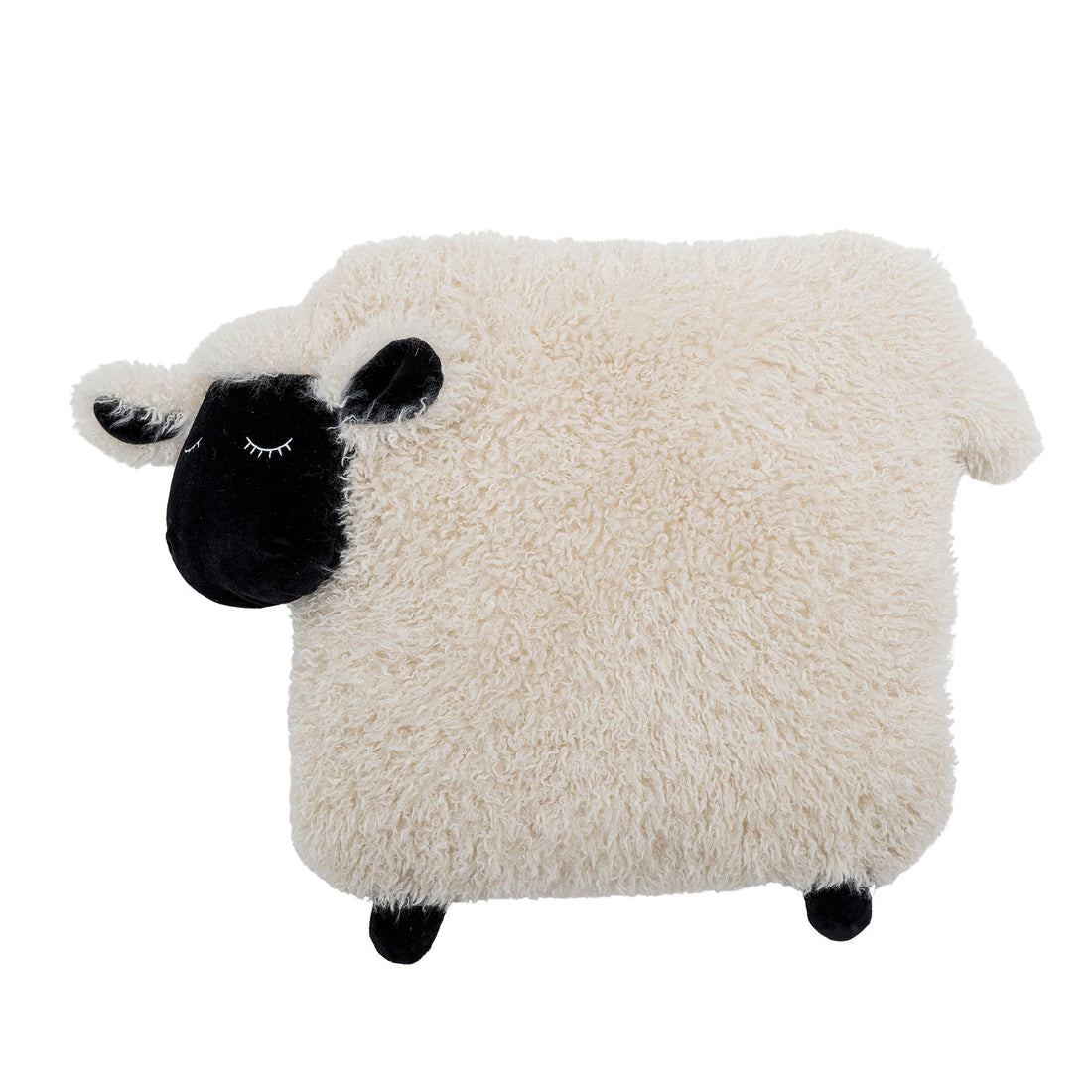 Bloomingville Mini Dolly Cushion, White, Polyester