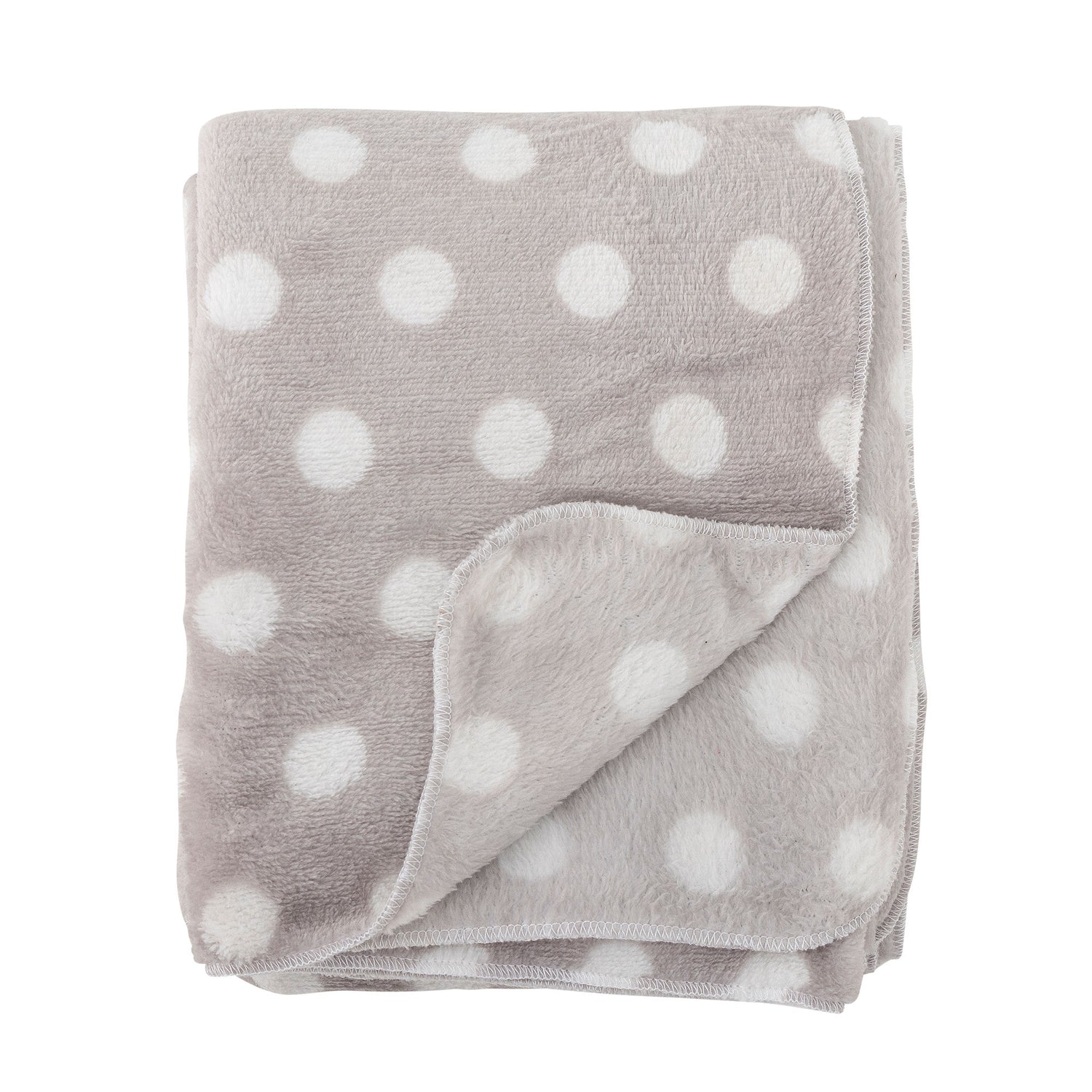 Bloomingville mini dolly teddy bear with blanket, white, polyester