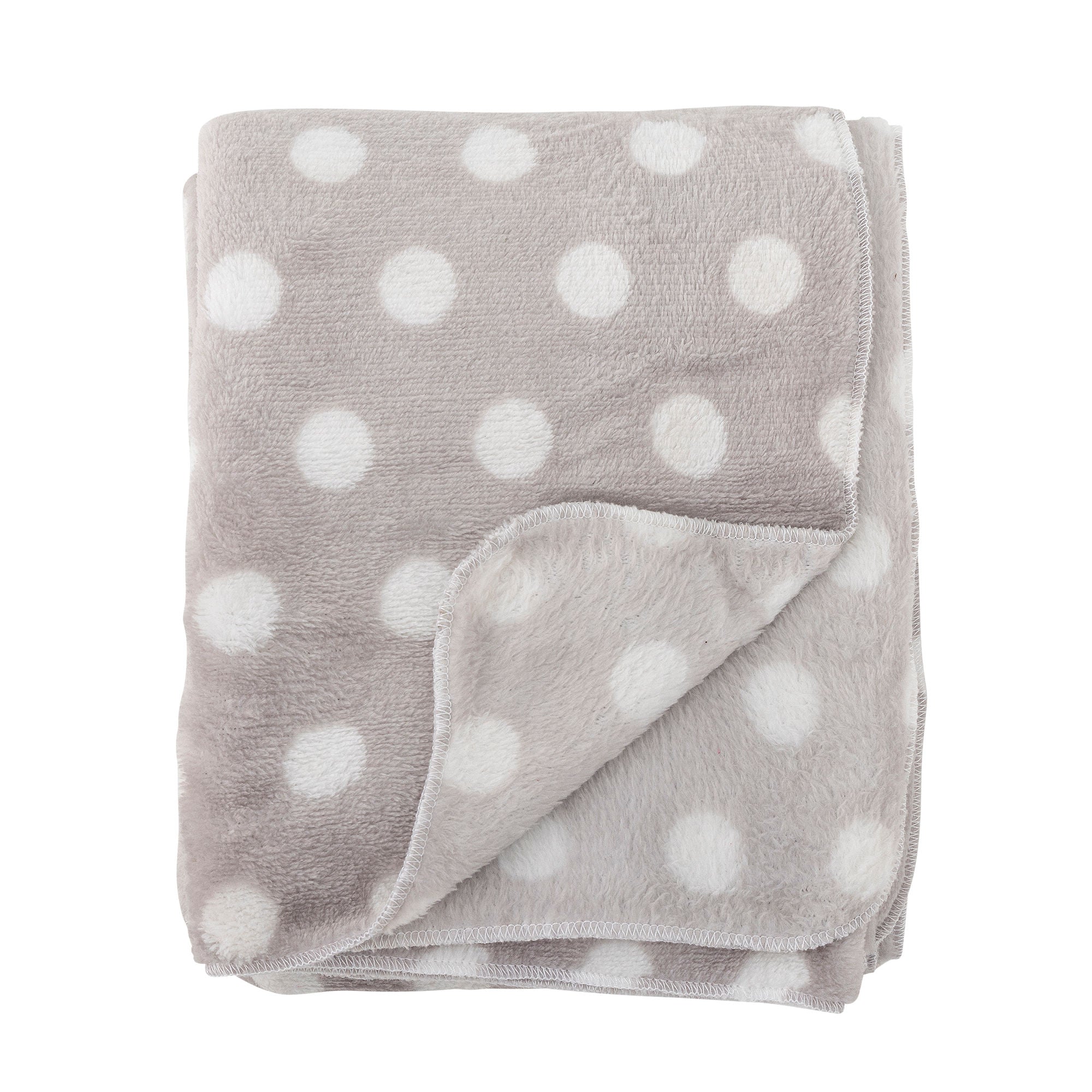 Bloomingville mini dolly teddy bear with blanket, white, polyester