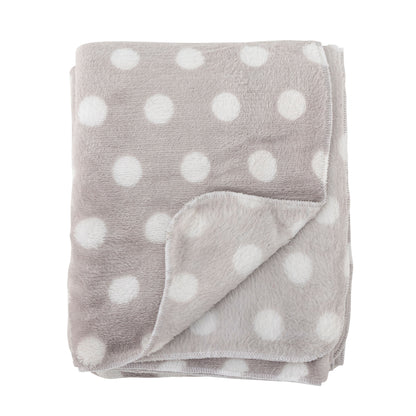 Bloomingville mini dolly teddy bear with blanket, white, polyester