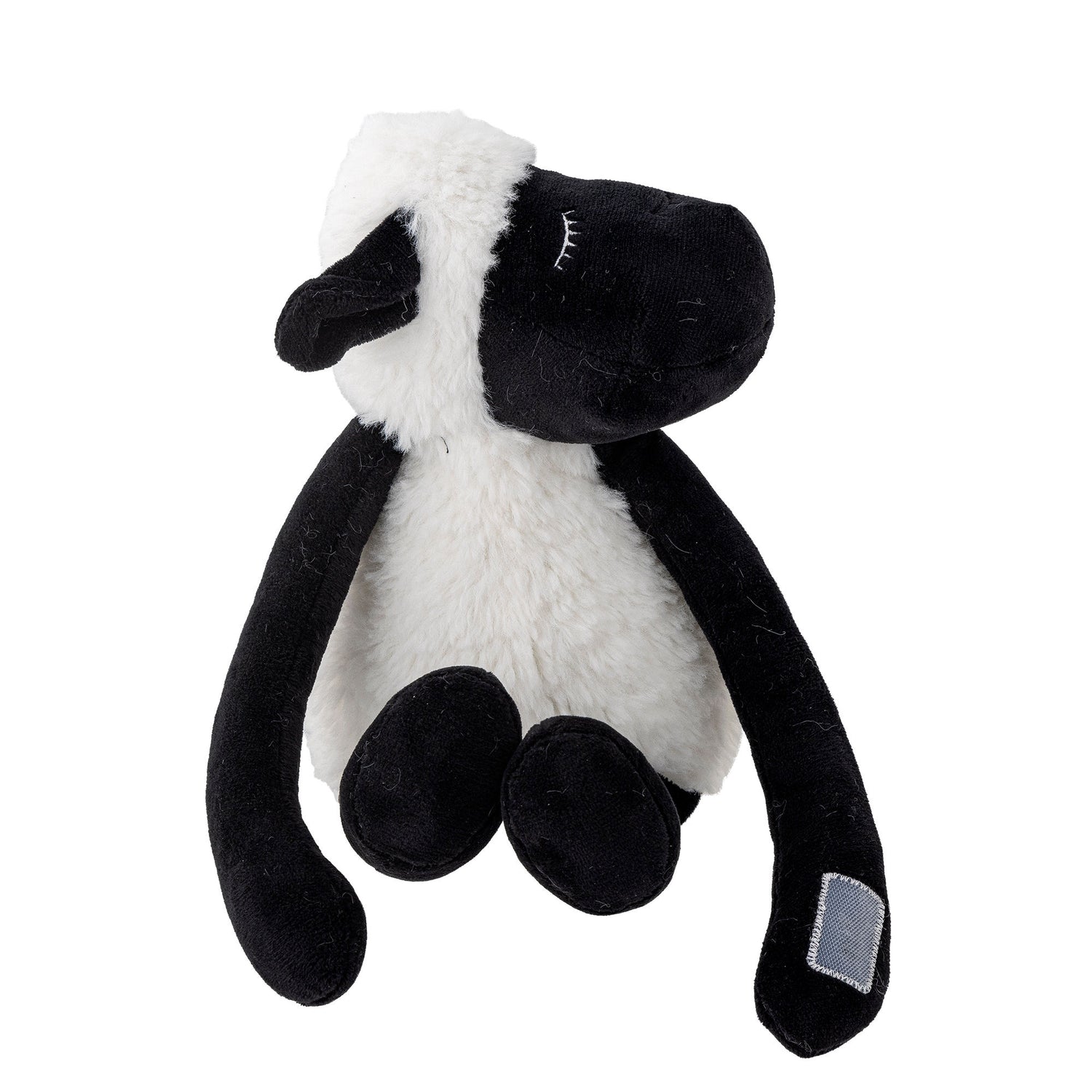 Bloomingville mini dolly teddy bear with blanket, white, polyester