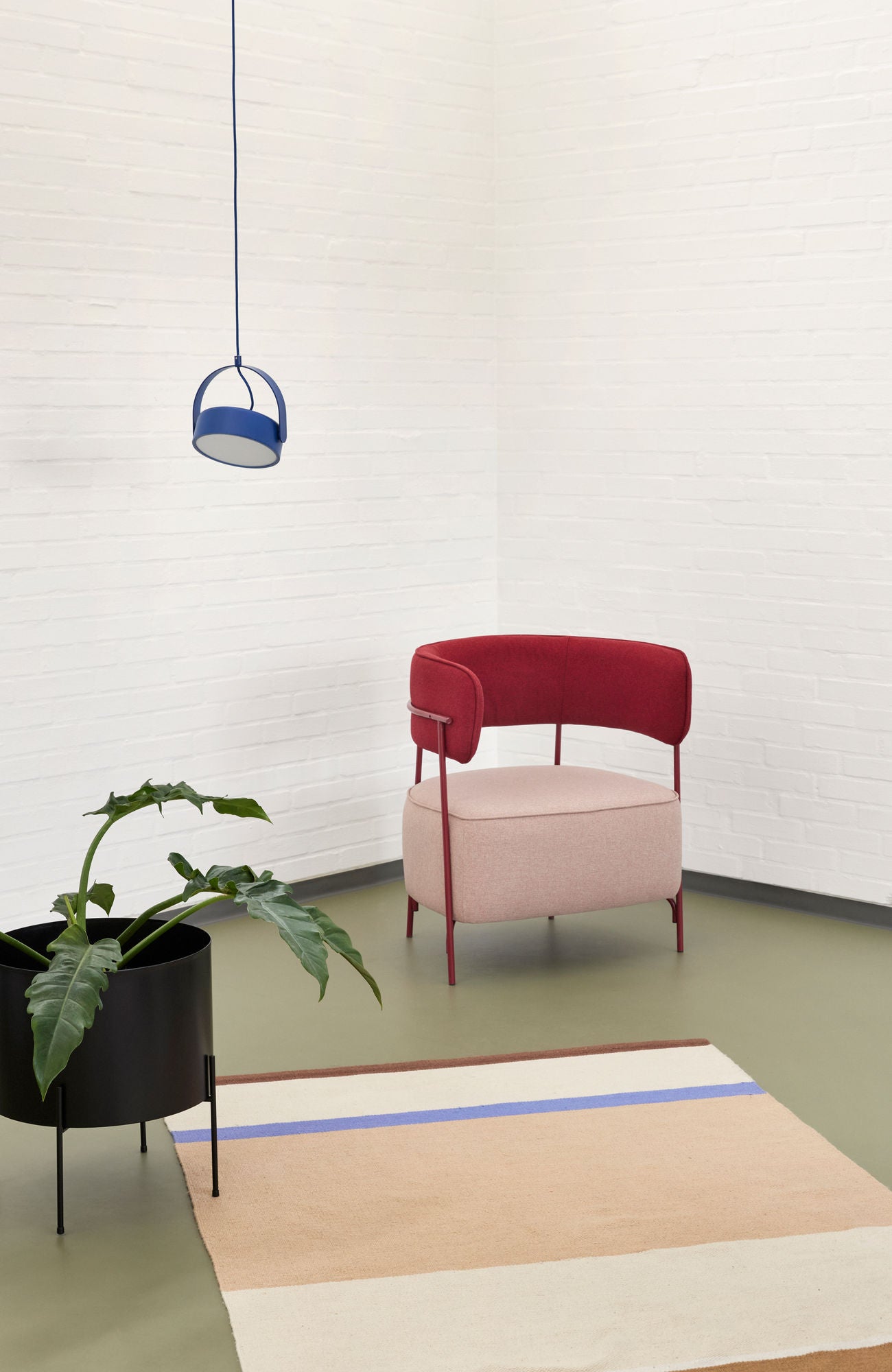 Hübsch Stage Pendel Blue