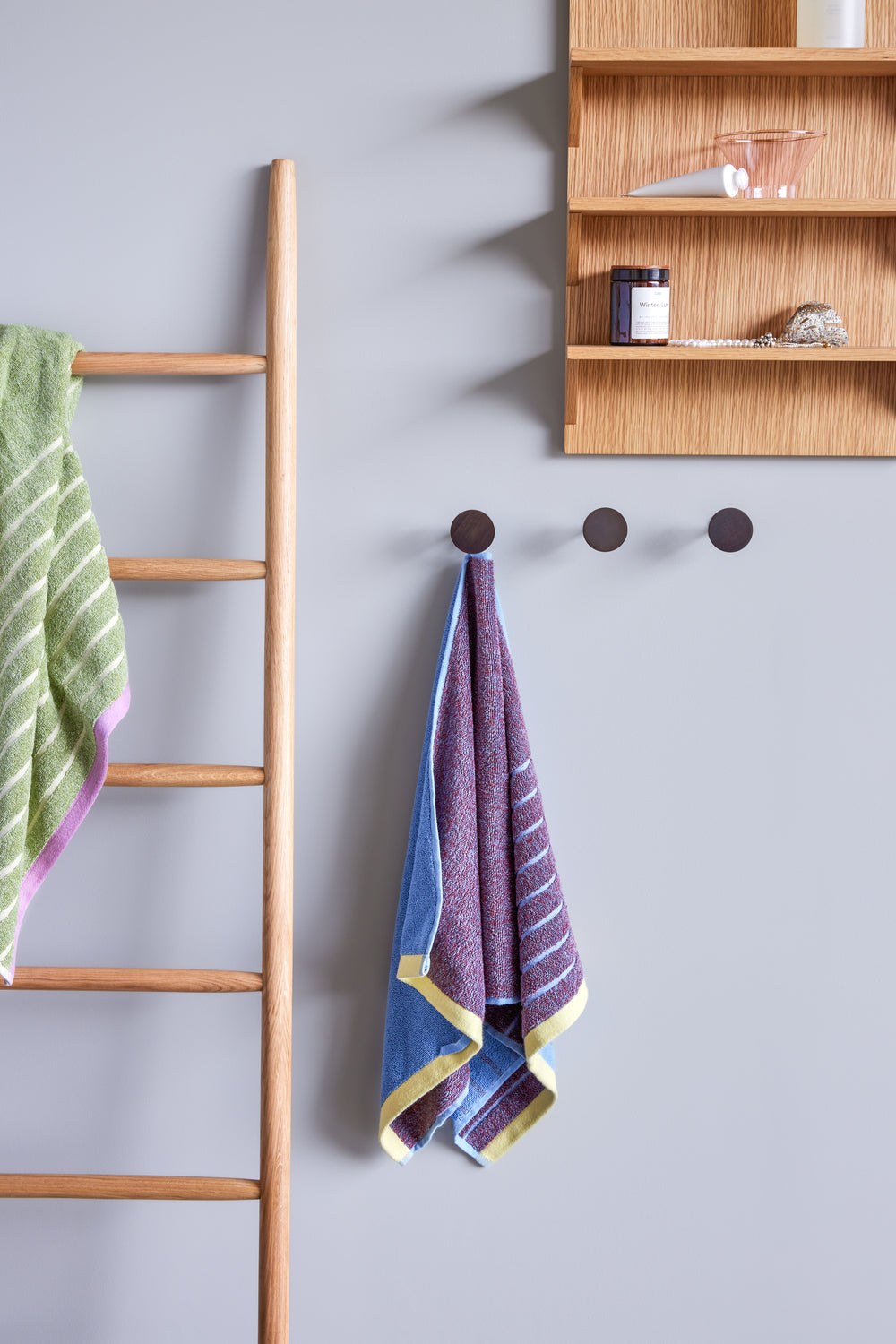 Lean Display ladder Natural - 70xh160cm