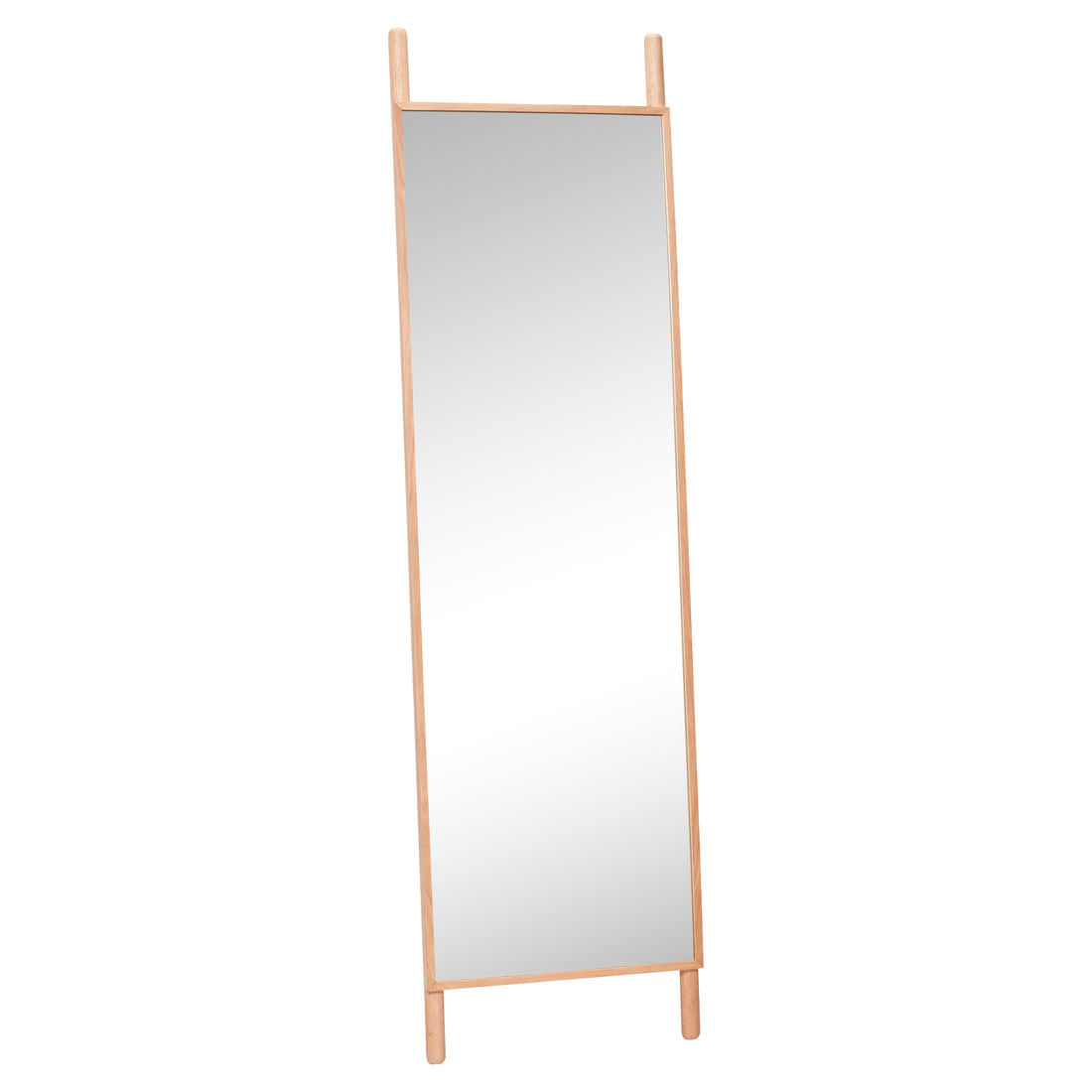 Lean Floor mirror Natural - 53xh188cm