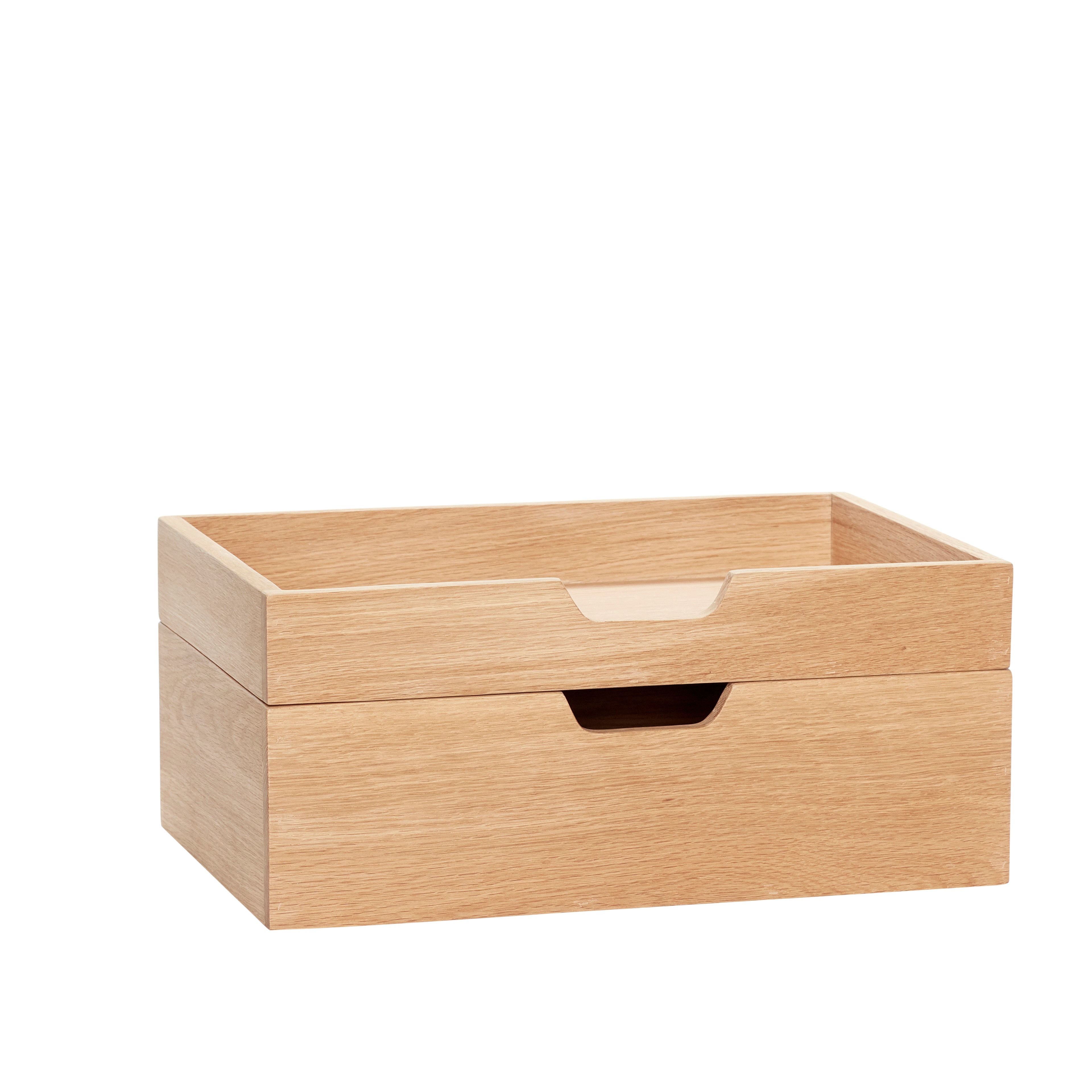 Note Storage Box Nature (set of 2) - 35x24xh5, 35x24xh10cm