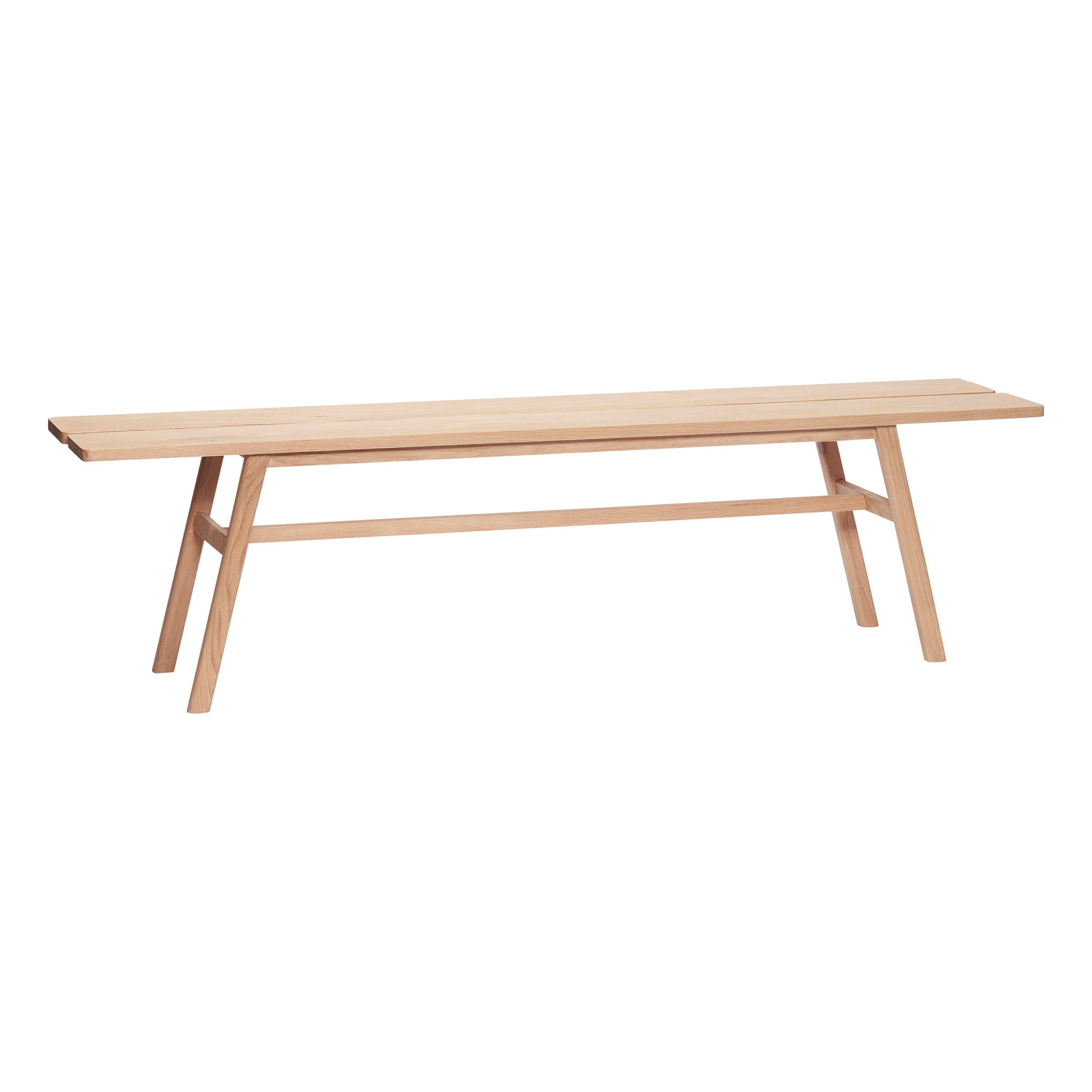 Ground bench nature - 180x40xh48cm