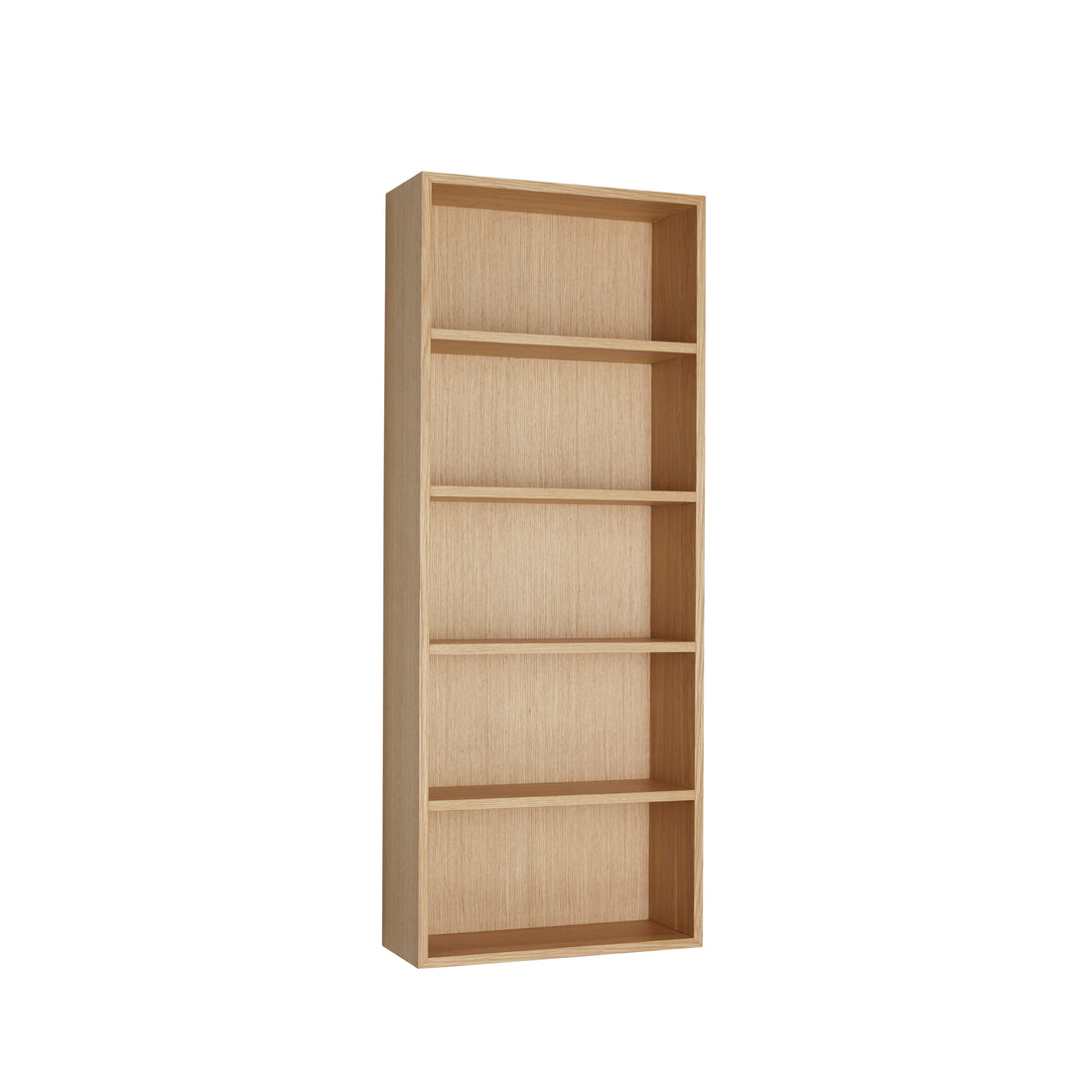 Kappu Bookcase Natural - 40x15xh100cm