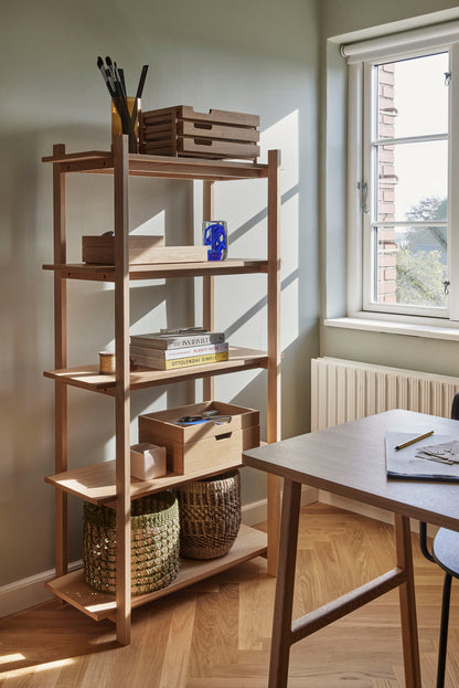 Epoch Bookcase Natural - 80x39xh150cm