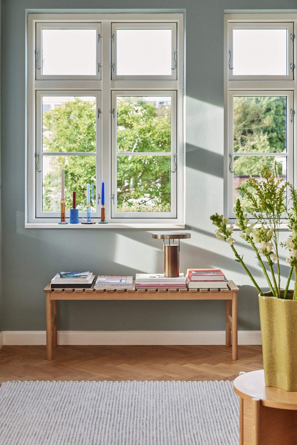 Row Bench Large Natural - 122x40xh45cm