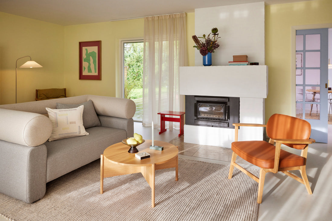 Heritage Coffee Table Natural - ø86xh40cm