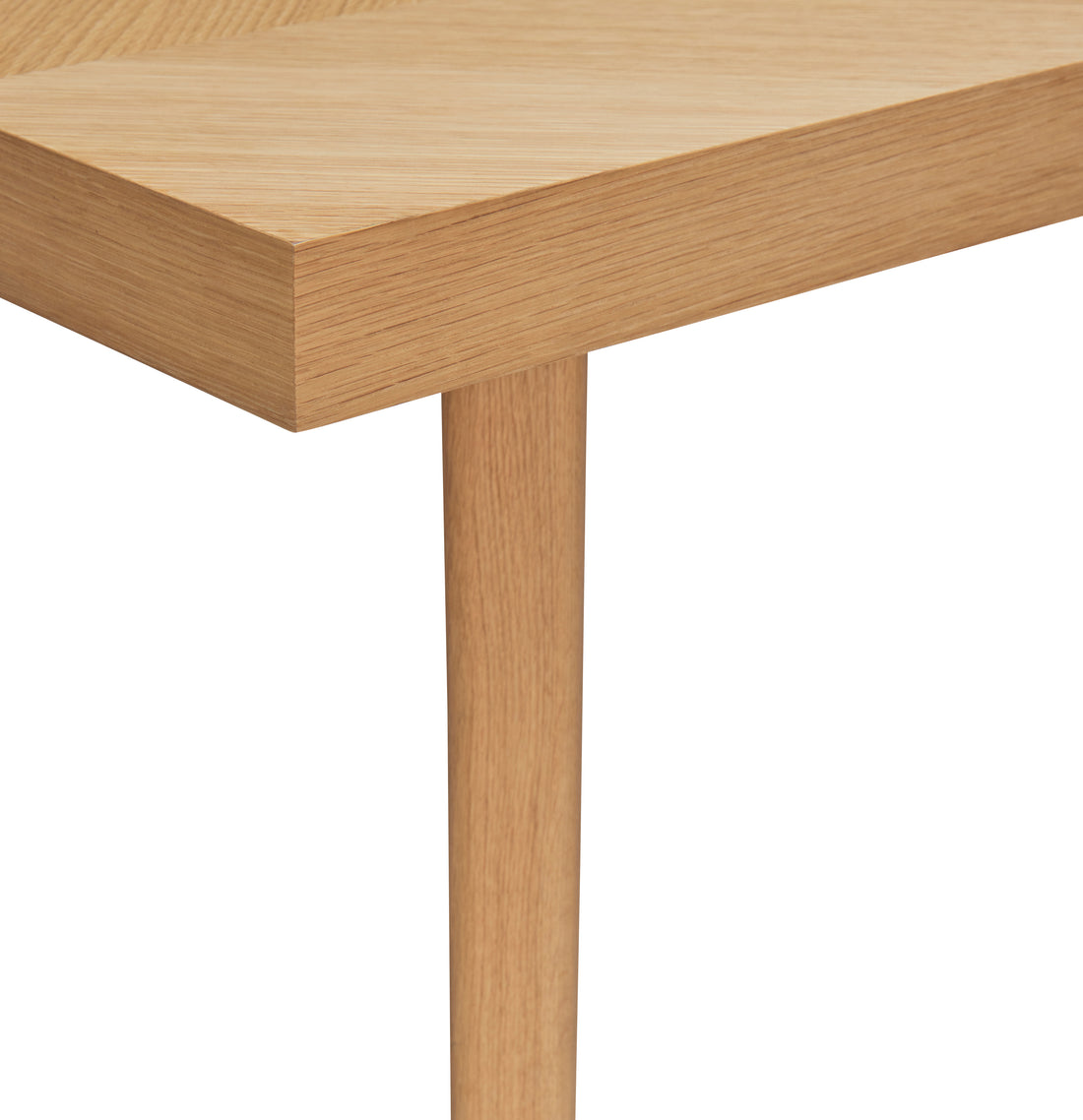 Herringbone dining table small nature - 160x80xh78cm