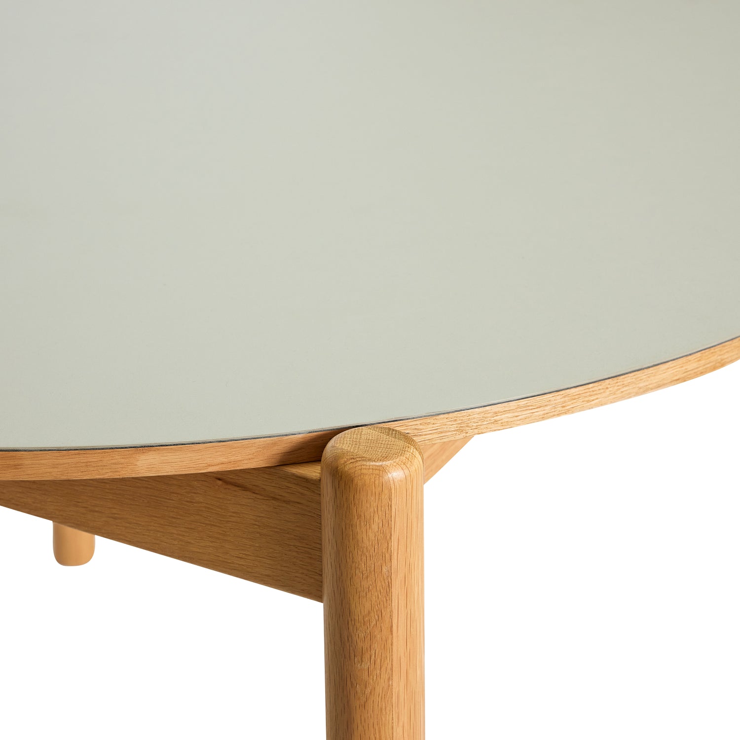 Oblique Dining Table Round Gray - ø115xh75cm