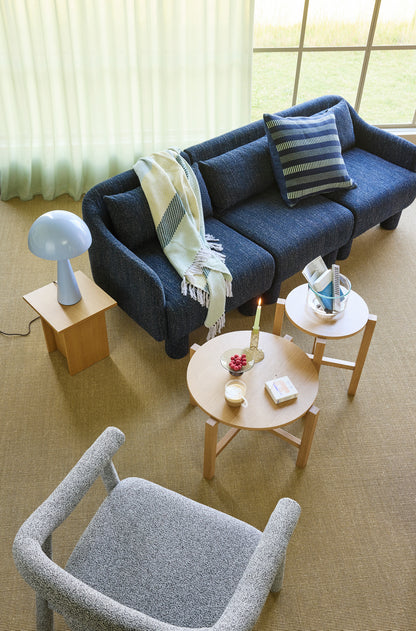 Four Coffee table Natural (set of 2) - ø68xh42cm, ø48xh55cm